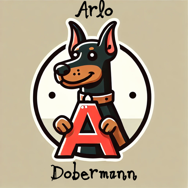 Arlo Dobermann's logo